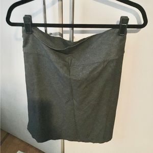 Eileen Fisher Knit Skirt in Charcoal Gray